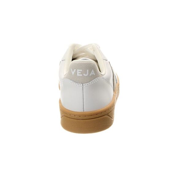 Veja V-10 Leather Sneaker, White - Picture 3 of 5